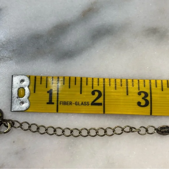 Martyr Sohiff green crystal long lanyard necklace clasp wrap layered statement - Picture 6 of 7